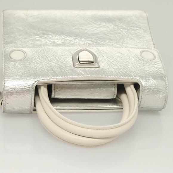 DIOR Ever Mini Hand Bag Leather Silver - Picture 6 of 13